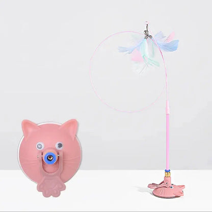 Automatic cat toy with strong suction cup 🌟 ⚡